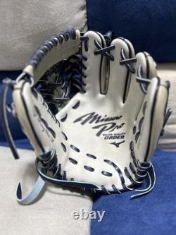 Mizuno Pro Diversity Blue Infield Baseball Glove Custom HAGA Japan Used
