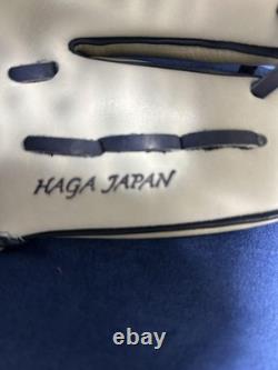 Mizuno Pro Diversity Blue Infield Baseball Glove Custom HAGA Japan Used