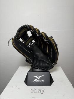 Mizuno Pro GMP2BK-600S 11.75 Infield Glove Black US Kip Leather RHT Never Used