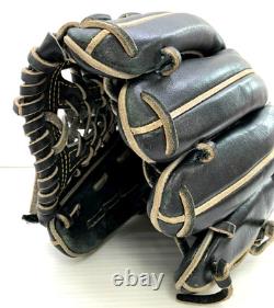 Mizuno Pro HAGA JAPAN 11.5 Infield Glove RHT LH Black Hard Baseball 1AJGH21105