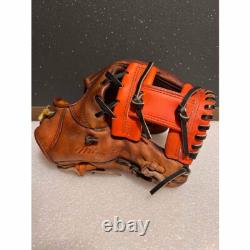 Mizuno Pro HAGA Japan Infield Baseball Glove hardball Full Rebuild Used japan