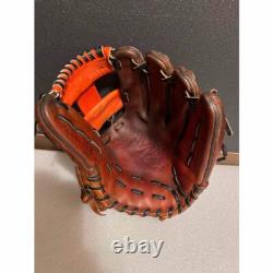 Mizuno Pro HAGA Japan Infield Baseball Glove hardball Full Rebuild Used japan