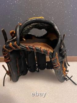 Mizuno Pro Haga Leather Infield Baseball Glove Used, High Quality, Japan
