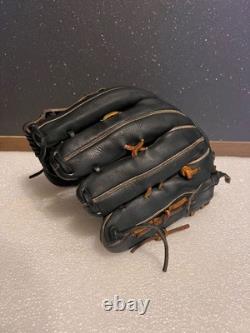 Mizuno Pro Haga Leather Infield Baseball Glove Used, High Quality, Japan