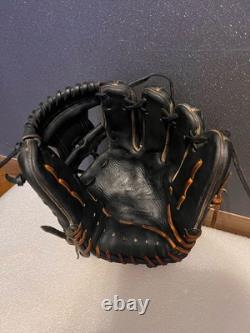 Mizuno Pro Haga Leather Infield Baseball Glove Used, High Quality, Japan