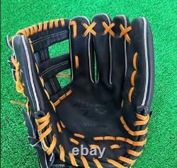 Mizuno Pro Hardball / Baseball Infield Black Glove
