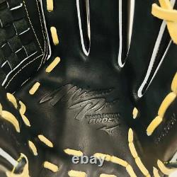 Mizuno Pro Hardball Infield Glove Size 10 Right-handed Black HAGA JAPAN MINT