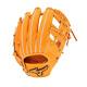 Mizuno Pro Hardball Infield Glove Size 9 Right-handed Orange Haga Japan New