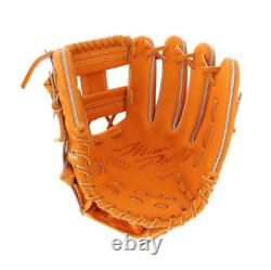 Mizuno Pro Hardball Infield Glove Size 9 Right-handed Orange HAGA Japan NEW