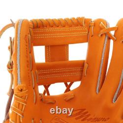 Mizuno Pro Hardball Infield Glove Size 9 Right-handed Orange HAGA Japan NEW