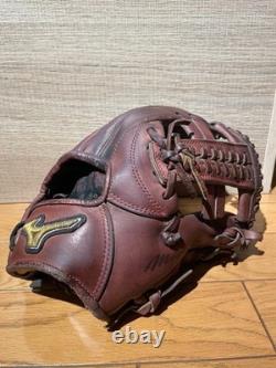 Mizuno Pro Hardball Infielder Plum Brown Mizuno Pro Hardball Infielder Plum Brown