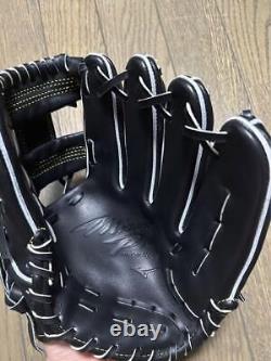 Mizuno Pro Hardball Infielder's Glove Right-handed Black near MINT