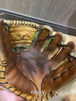 Mizuno Pro Hardball Infielder's Glove Right-handed Brown Used Very Good