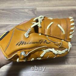 Mizuno Pro Hardball Infielder's Glove Right-handed Orange Used Excellent