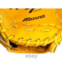 Mizuno Pro Hardball Infielder's Glove Size 9 Right-handed Yellow HAGA Japan NEW