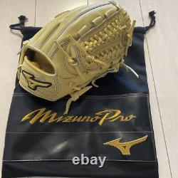 Mizuno Pro Hardball Infielder's Glove with Bag Yellow MINT with Tag