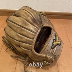 Mizuno Pro Infield Baseball Glove Hardball Leather Used