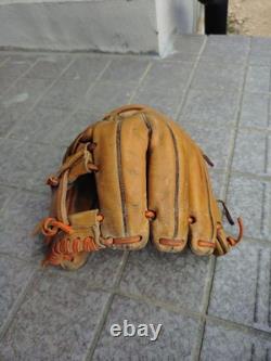 Mizuno Pro Infield Baseball Glove Hardball Leather Used Small Size