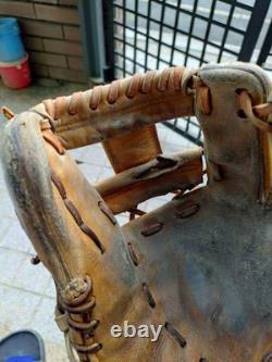 Mizuno Pro Infield Baseball Glove Hardball Leather Used Small Size
