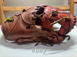 Mizuno Pro Infield Baseball Glove Kikuchi Model Hardball, HAGA, Used
