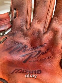 Mizuno Pro Infield Baseball Glove Kikuchi Model Hardball, HAGA, Used