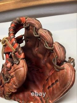 Mizuno Pro Infield Baseball Glove Kikuchi Model Hardball, HAGA, Used