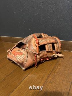 Mizuno Pro Infield Baseball Glove No Break Surface Made in Japan, Size 9, Used
