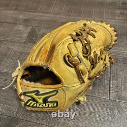 Mizuno Pro Infield Hard Baseball Glove, Natural, Used, Right-Hand