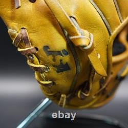 Mizuno Pro Infielder Glove 11.5 Vintage M Logo Crest Hide Inspire UL RHT JAPAN
