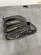 Mizuno Pro Kamehameha Baseball Glove Black Yellow H-web Used Pitcher/infield