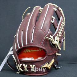 Mizuno Pro Order Baseball Glove Kotaro Kubayashi Infield Plum Brown Right Throw