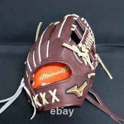 Mizuno Pro Order Baseball Glove Kotaro Kubayashi Infield Plum Brown Right Throw