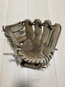 Mizuno Pro Order Infield Baseball Glove Diversity Blue Haga Japan Leather 11.5i