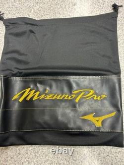Mizuno Pro Soft Baseball Glove Infield Black Red Gold Mizuno Pro Japan