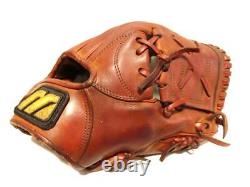 Mizuno Pro Toshihisa Hitoshi Hardball Glove Baseball Orange Infielder