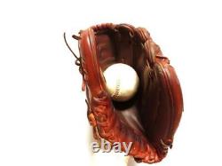 Mizuno Pro Toshihisa Hitoshi Hardball Glove Baseball Orange Infielder