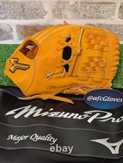 Mizuno Pro infield glove, Prexy Kip leather, size 9, Made in Haga, Japan
