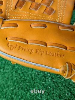 Mizuno Pro infield glove, Prexy Kip leather, size 9, Made in Haga, Japan