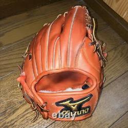 Mizuno baseball glove Mizuno Pro Hardball Infielder Gloves K-CLUB Orange