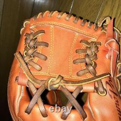 Mizuno baseball glove Mizuno Pro Hardball Infielder Gloves K-CLUB Orange