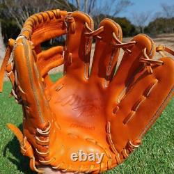 Mizuno baseball glove Mizuno Pro Softball Infielder Orange