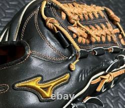 Mizuno pro 11.25 Infield Right Black Flagship Shop Limited HAGA Japan