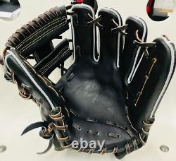 Mizuno pro 11.25inch Infield Right Black Special Order Glove HAGA Japan