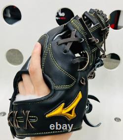 Mizuno pro 11.25inch Infield Right Black Special Order Glove HAGA Japan