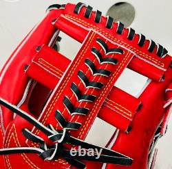 Mizuno pro 11.25inch Infield Right Red Special Order Glove HAGA Japan