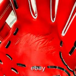 Mizuno pro 11.25inch Infield Right Red Special Order Glove HAGA Japan