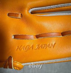 Mizuno pro 11.5 Glove infield right Orange HAGA Japan flagship shop limited Used