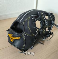 Mizuno pro 11.5 Infield Right Black 1AJGH10503 premium Kip leather Glove