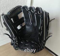 Mizuno pro 11.5 Infield Right Black 1AJGH10503 premium Kip leather Glove
