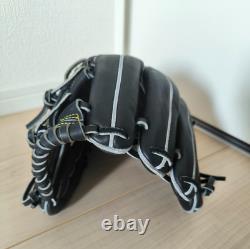 Mizuno pro 11.5 Infield Right Black 1AJGH10503 premium Kip leather Glove